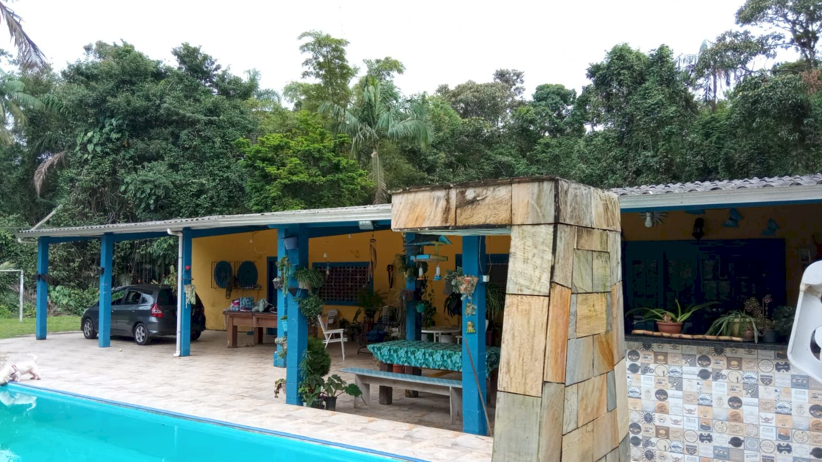 Linda Chácara com Piscina com Cascata